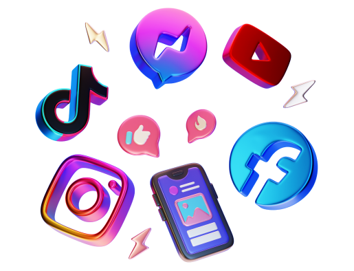Social channels growing together